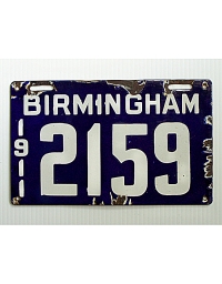 old Alabama porcelain license plates 1