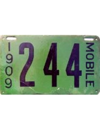 old Alabama porcelain license plates 3