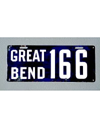 old Kansas metal license plates 3