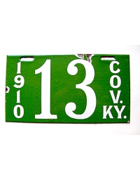Old Kentucky License Plates 5