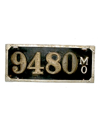 old Missouri leather license plate 6