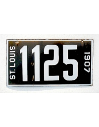 old Missouri porcelain license plates 6