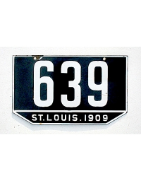 old Missouri porcelain license plates 8