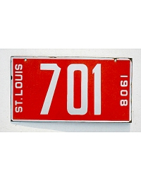 old Missouri porcelain license plates 7