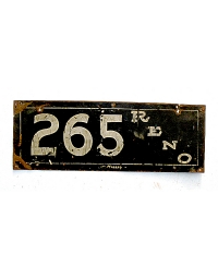 old Nevada metal license plates 5