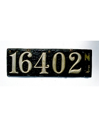 old New Jersey leather license plate 11