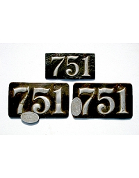 old New Jersey leather license plate 3