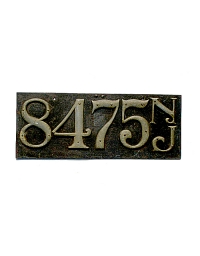 old New Jersey leather license plate 7