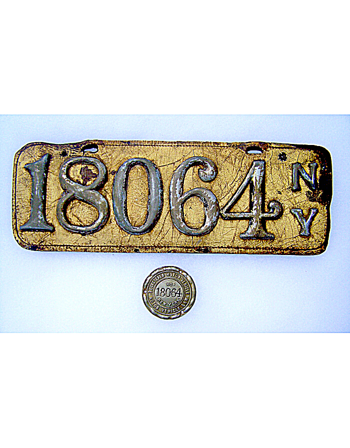 Vintage New York License Plates 111