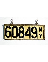 old New York metal license plates 3