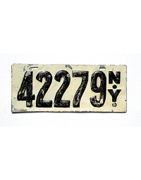 old New York metal license plates 2