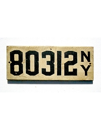 old New York metal license plates 7