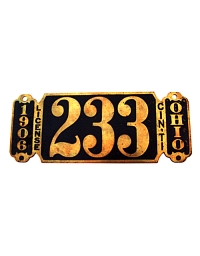 old Ohio metal license plates 4