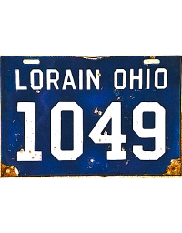old Ohio metal license plates 3