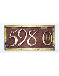 old Ohio brass license plate 2