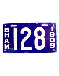 old Alabama porcelain license plates 4