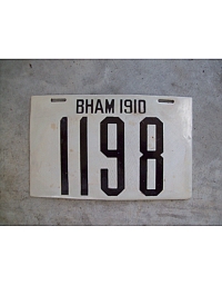 old Alabama porcelain license plates 7