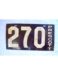old Arizona porcelain license plates