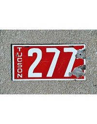 old Arizona porcelain license plates