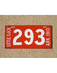old Arkansas porcelain license plates 3