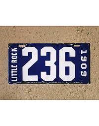 old Arkansas porcelain license plates 5