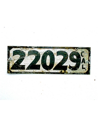 Vintage California License Plates 3