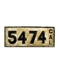 Vintage California License Plates 2