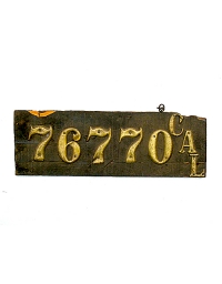 Vintage California License Plates 8