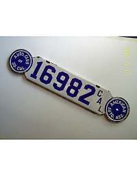 Old California License Plates 3