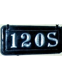 old Colorado leather license plate 4