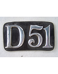 old Delaware leather license plate 2