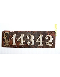 old Florida metal license plates