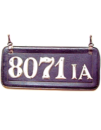 old license plates 1906-07