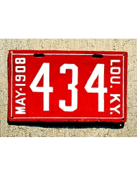 leather license plate kentucky