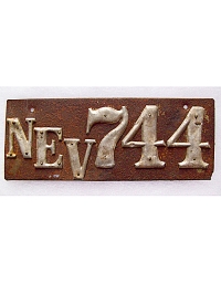 leather license plate nevada