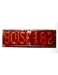 Old Idaho License Plates 1