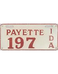 Vintage Idaho License Plates 2