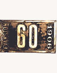 old Illinois brass license plate 3