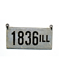 old Illinois metal license plates 3