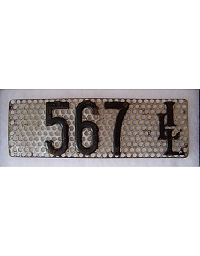 old Illinois metal license plates 10