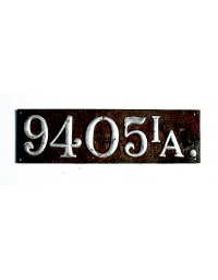 old Iowa leather license plate 11