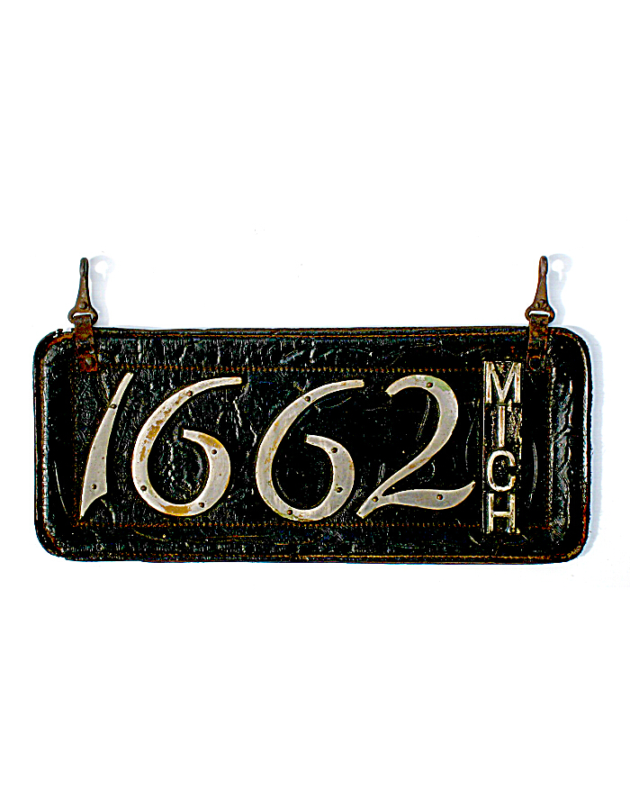 Original VINTAGE Nummernschild License Plate USA Michigan VARIOUS TYPES Plaque 