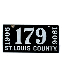 old Missouri porcelain license plates 11