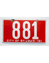 old Missouri porcelain license plates 10