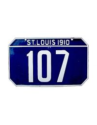old Missouri porcelain license plates 9