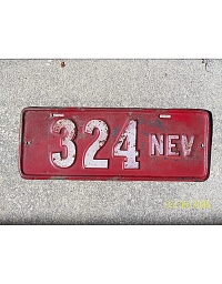 old Nevada metal license plates 2