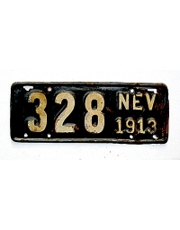 old Nevada metal license plates 4