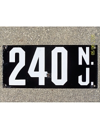 old New Jersey metal license plates 2