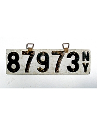 old New York metal license plates 8