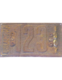 old Oklahoma metal license plates 3